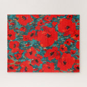Sunny Wild Poppies Jigsaw Puzzle (Horizontal)