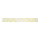 Sunny Yellow Confetti / Punkte Satinband (Vorderseite)