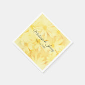 Sunny Yellow Daisies Napkins Serviette (Ecke)
