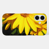 Sunny Yellow Daisy Petals iPhone Case (Rückseite (Horizontal))