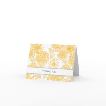 Sunny Yellow Dasies & Dahlias | Gefaltet