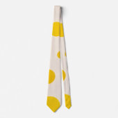 Sunny Yellow Dots Neck Tie Krawatte (Vorderseite)