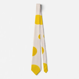 Sunny Yellow Dots Neck Tie Krawatte
