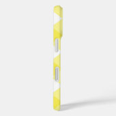 Sunny Yellow Gingham Monogram Case-Mate iPhone Hülle (Rückseite / Rechts)