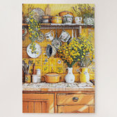 Sunny Yellow Kitchen Jigsaw Puzzle (Vertikal)