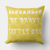 Sunny Yellow Tribal Tepee Kissen (Vorderseite)