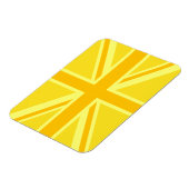 Sunny Yellow Union Jack British Flag Dekoration Magnet (Linke Seite)