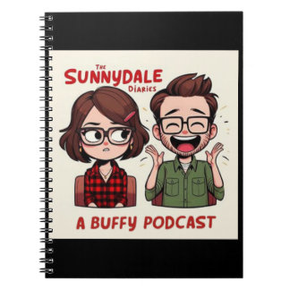 Sunnydale Diaries Podcast Logo Notebook Notizblock