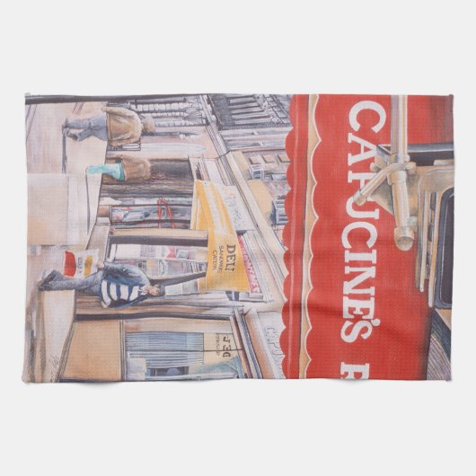 Sunnyside of Second Avenue Geschirrtuch (Horizontal)
