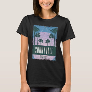 Sunnyvale Kalifornien CA Vintage Vaporwave Retro 8 T-Shirt