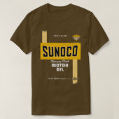 Sunoco Motoröl Retro gestörte Konstruktion T-Shirt (Design vorne)