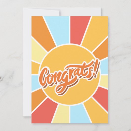 Sunray Kids Elementary Abschluss Ankündigung (Rückseite)