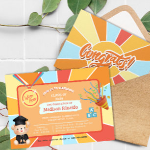 Sunray Kids Elementary Abschluss Celebration Einladung