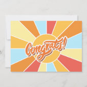 Sunray Kids Elementary Abschluss Celebration Einladung (Rückseite)