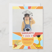 Sunray Kids Elementary Graduation Party Einladung (Vorderseite)