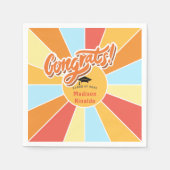 Sunray Kids Elementary Graduation Party Serviette (Vorderseite)