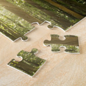 Sunrays durch Treetops Puzzle (Seite)