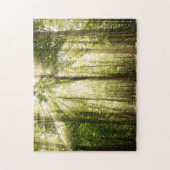 Sunrays durch Treetops Puzzle (Vertikal)