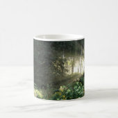 Sunrays-Ende September Gärten Kaffeetasse (Mittel)