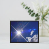 Sunrays Postkarte (Stehend Vorderseite)