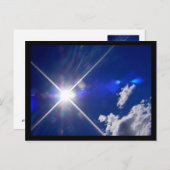 Sunrays Postkarte (Vorne/Hinten)
