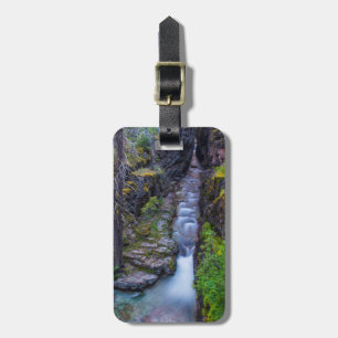 Sunrift Gorge Im Glacier Nationalpark, Montana Gepäckanhänger