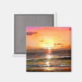 Sunrise #1 magnet (Vorderseite/Rückseite)