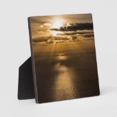 Sunrise above the Atlantic ocean Fotoplatte (Vorderseite)