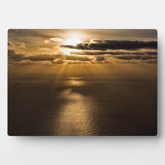 Sunrise above the Atlantic ocean Fotoplatte (Vorderseite)