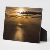 Sunrise above the Atlantic ocean Fotoplatte (Seite)