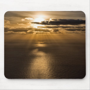 Sunrise above the Atlantic ocean Mousepad