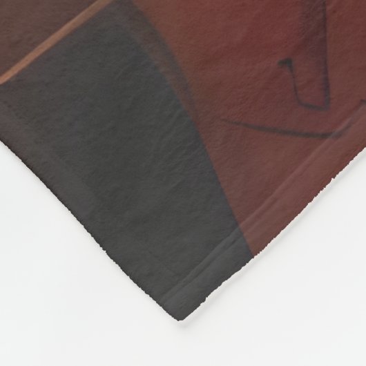 Sunrise - abstract fleecedecke (Ecke)