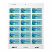 Sunrise Address Labels Adressaufkleber (Vorne)