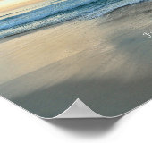 Sunrise and Beach Inspiration Poster (Ecke)
