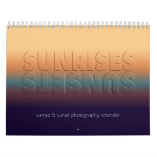Sunrise and Sunset Landscape Fotos Ontario Kanada Kalender