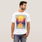 Sunrise Artistic Reflection T-Shirt (Vorne ganz)