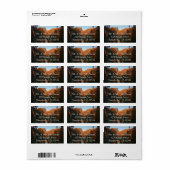 Sunrise at Dream Lake II Adressaufkleber (Vorne)