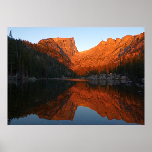 Sunrise at Dream Lake III Poster (Vorne)