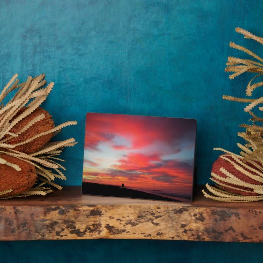 Sunrise at Newport Beach, CA Fotoplatte (Seite)