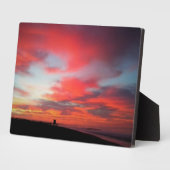 Sunrise at Newport Beach, CA Fotoplatte (Seite)