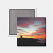 Sunrise at Newport Beach, CA Magnet (Vorderseite/Rückseite)