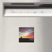 Sunrise at Newport Beach, CA Magnet (In Situ (Geschirrspüler))