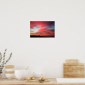Sunrise at Newport Beach, CA Poster (Küche)