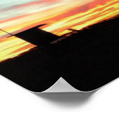 Sunrise at Newport Beach, Kalifornien Poster (Ecke)