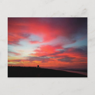 Sunrise at Newport Beach, Kalifornien Postkarte