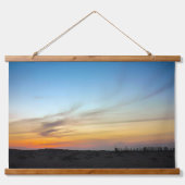 Sunrise at the Beach Wandteppich Mit Holzrahmen (Vorne)