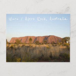 Sunrise at Uluru / Ayers Rock, Australien Postkarte