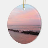 Sunrise at Waikiki Beach Keramik Ornament (Links)