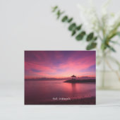Sunrise, Bali, Indonesien Postkarte (Stehend Vorderseite)
