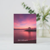 Sunrise, Bali, Indonesien Postkarte (Stehend Vorderseite)